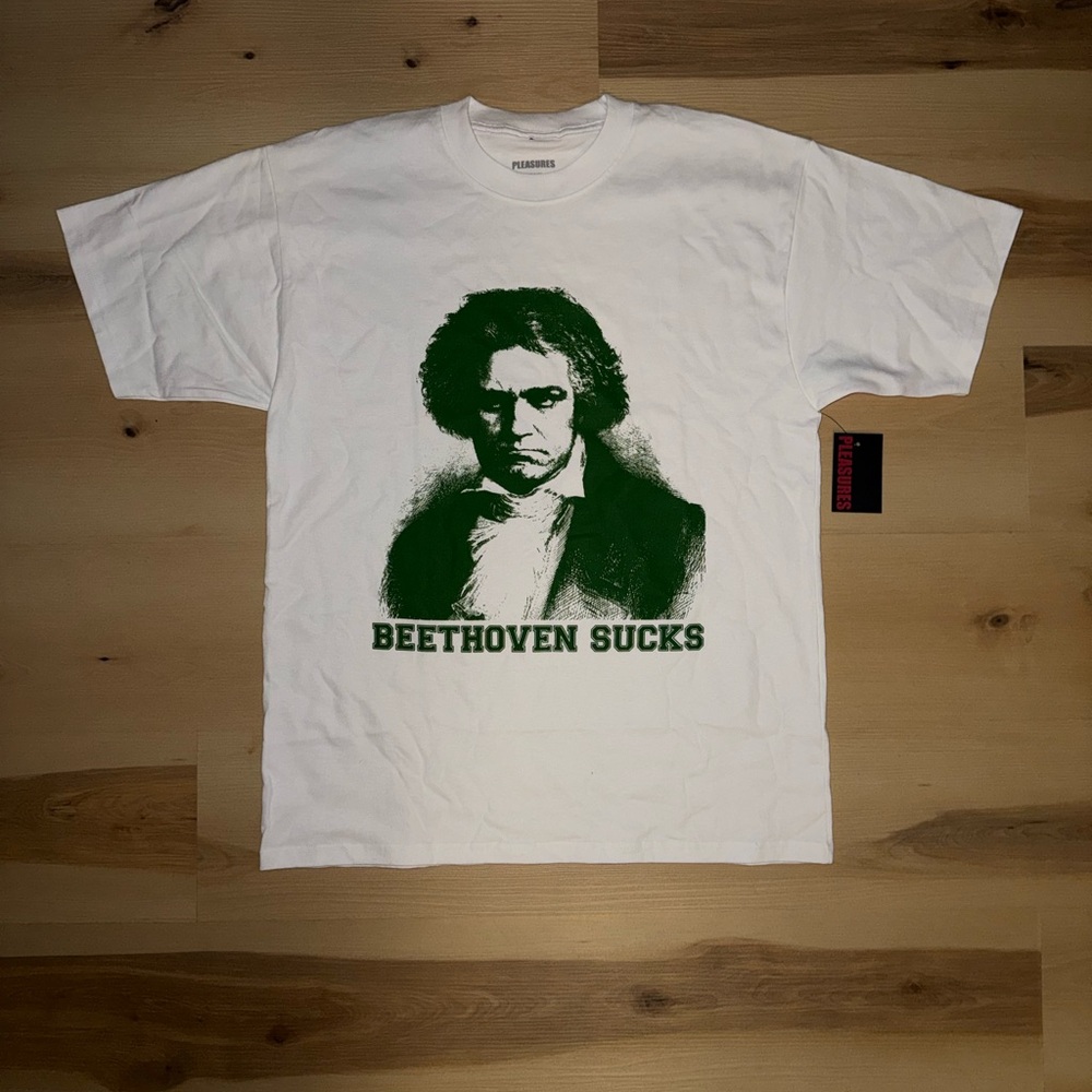Beethoven Sucks White Tee